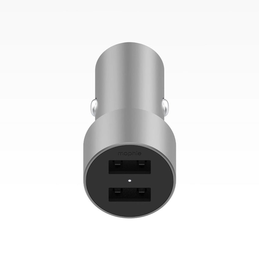 MOPHIE USB-A Dual Car Charge 24W Grijs