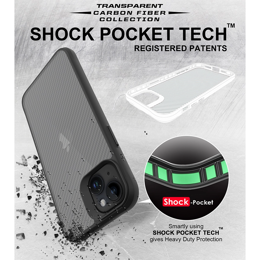 Koolstofvezel behuizing