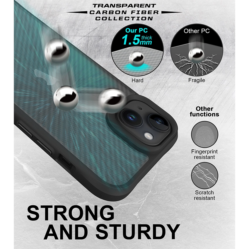 Koolstofvezel behuizing