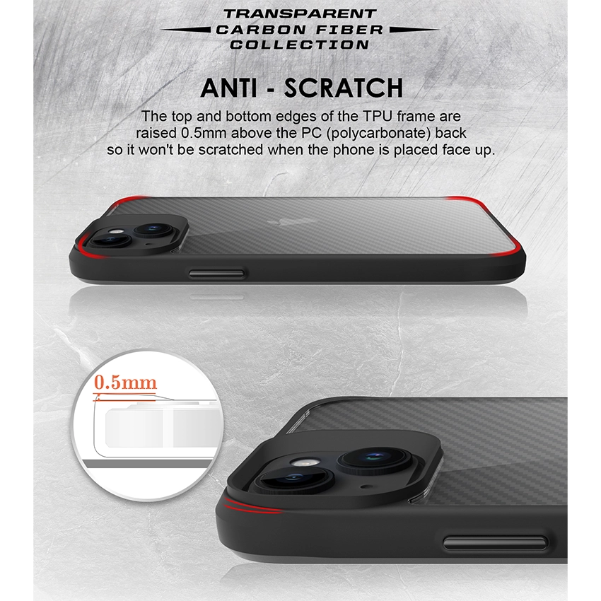 Koolstofvezel behuizing