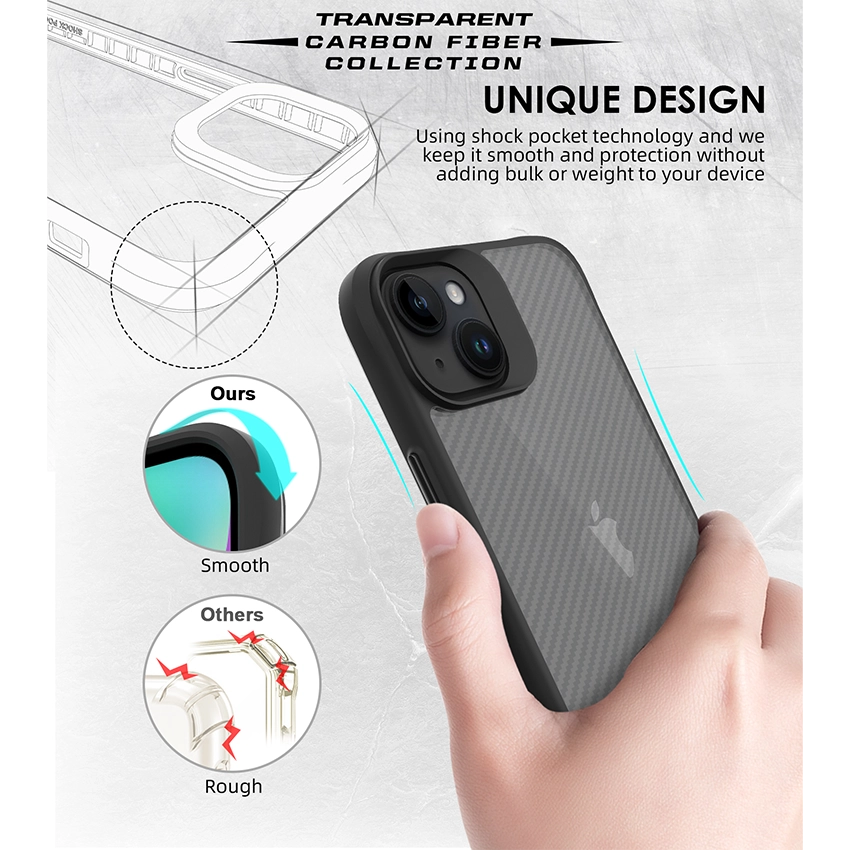 Koolstofvezel behuizing