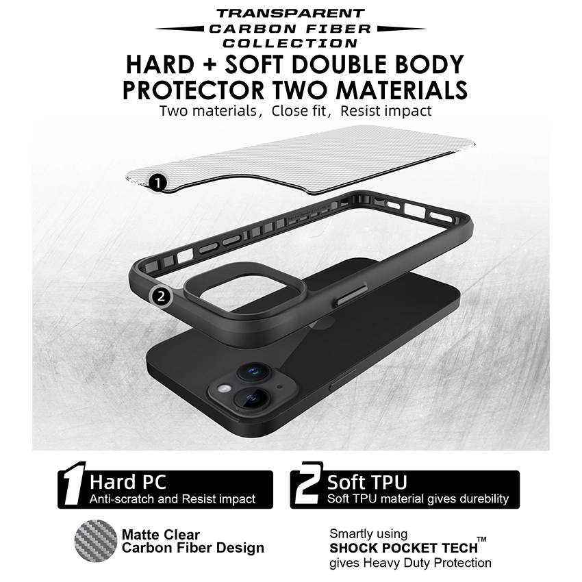 Koolstofvezel behuizing