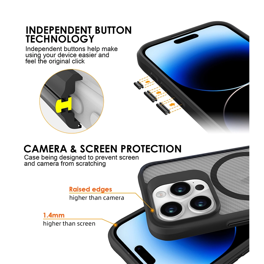 Carbon Fiber Magsafe Hoes