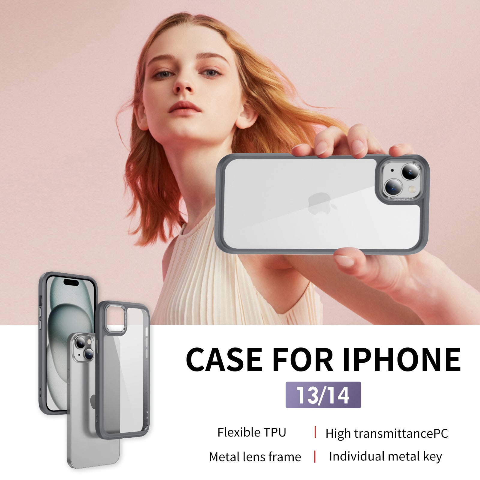 Transparency Goggles Case iPhone 13/ 14