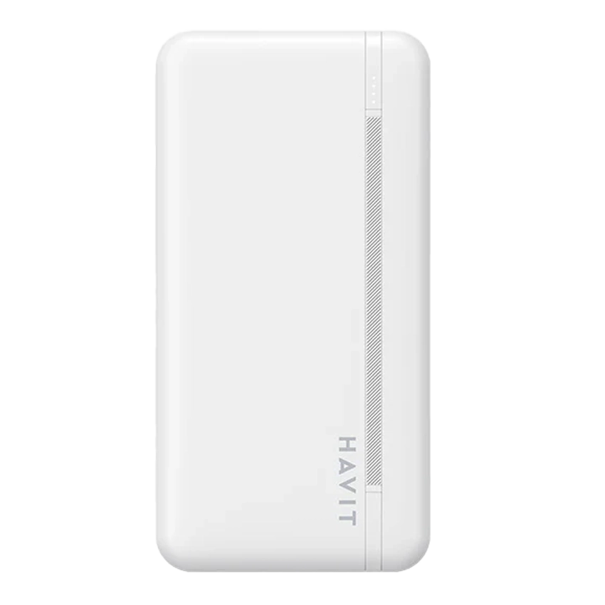 HAVIT Smart Draagbare Powerbank 10000mAh Wit met LED Indicator PB89