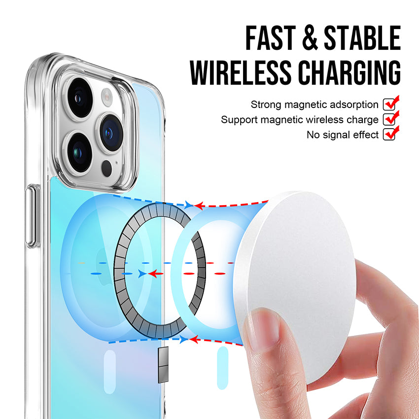 Pure Rainbow Magsafe Case iPhone 15 pro