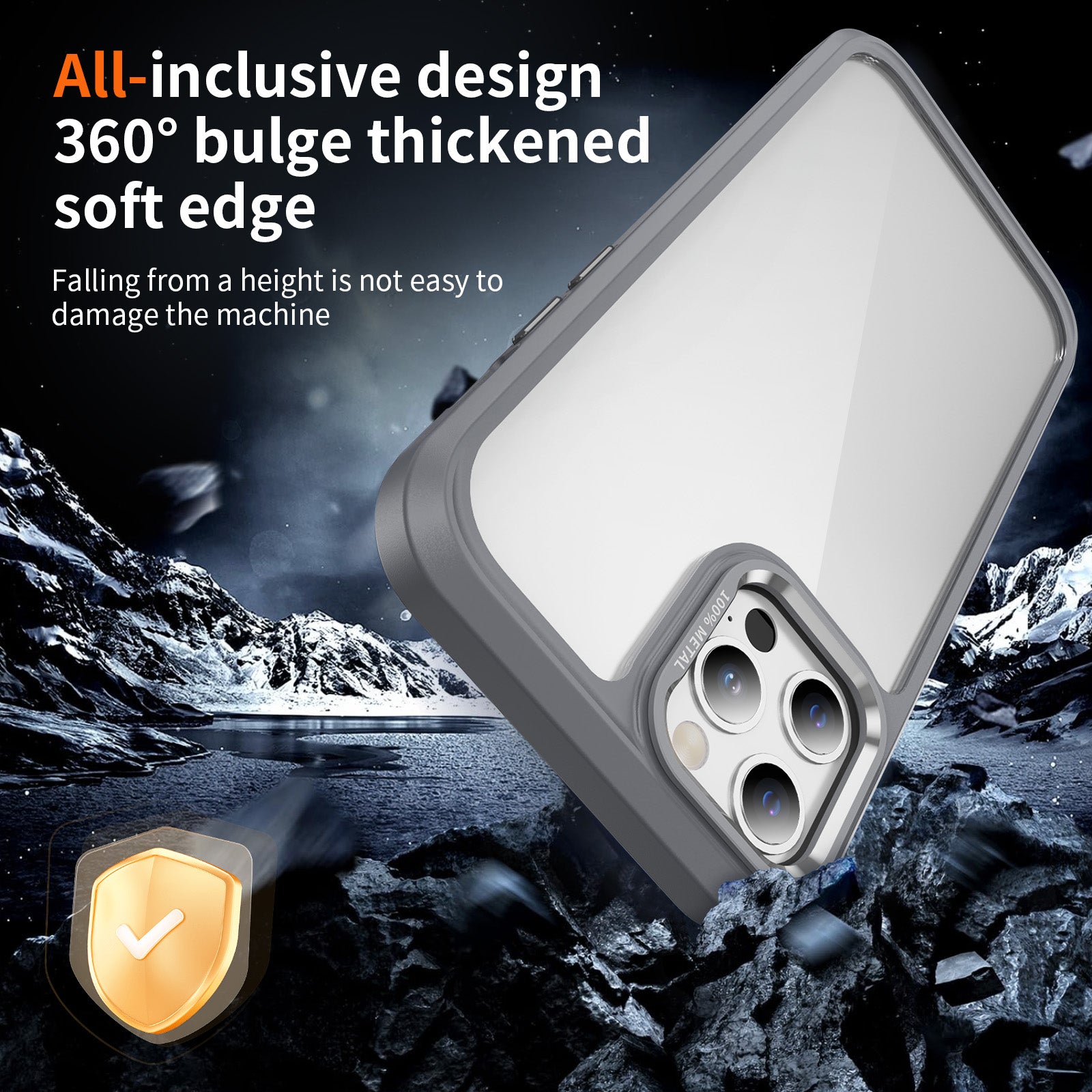 Transparency Goggles Case iPhone 12/ 12 Pro