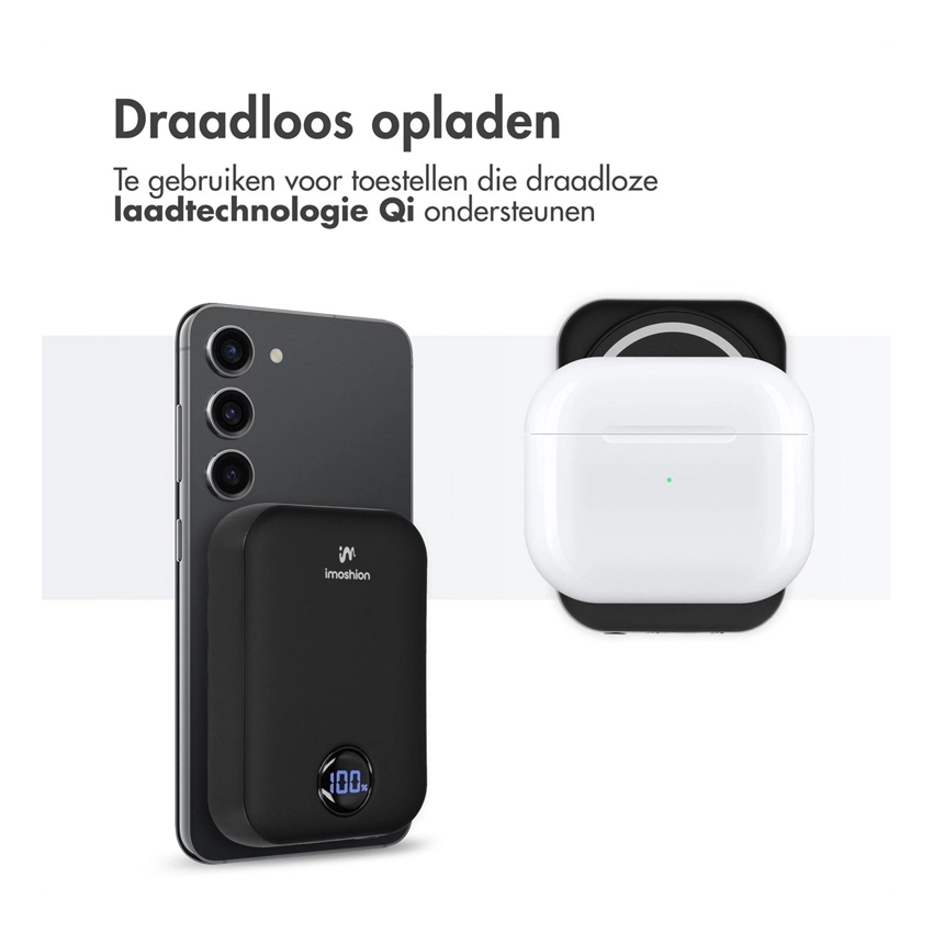 iMoshion Magnetische Powerbank met LED-display 10.000 mAh