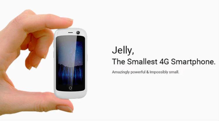 Jelly - The World's Smallest 4G Android Smartphone