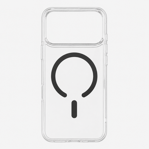 Clear MagSafe case colored ring