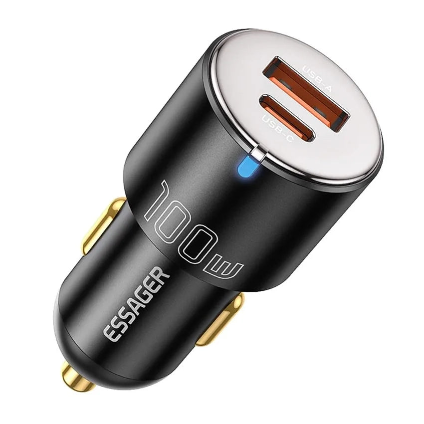 Essager 100W Type C & USB Car Charger