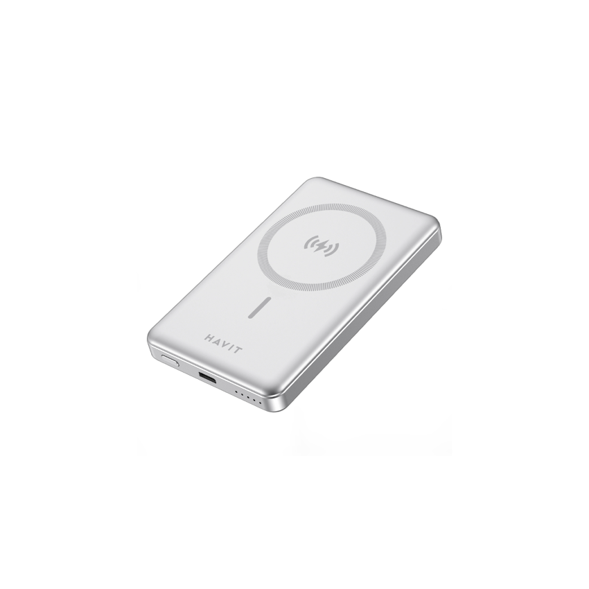 HAVIT Magnetic Power Bank 10,000 MaH  PB5203 Silver