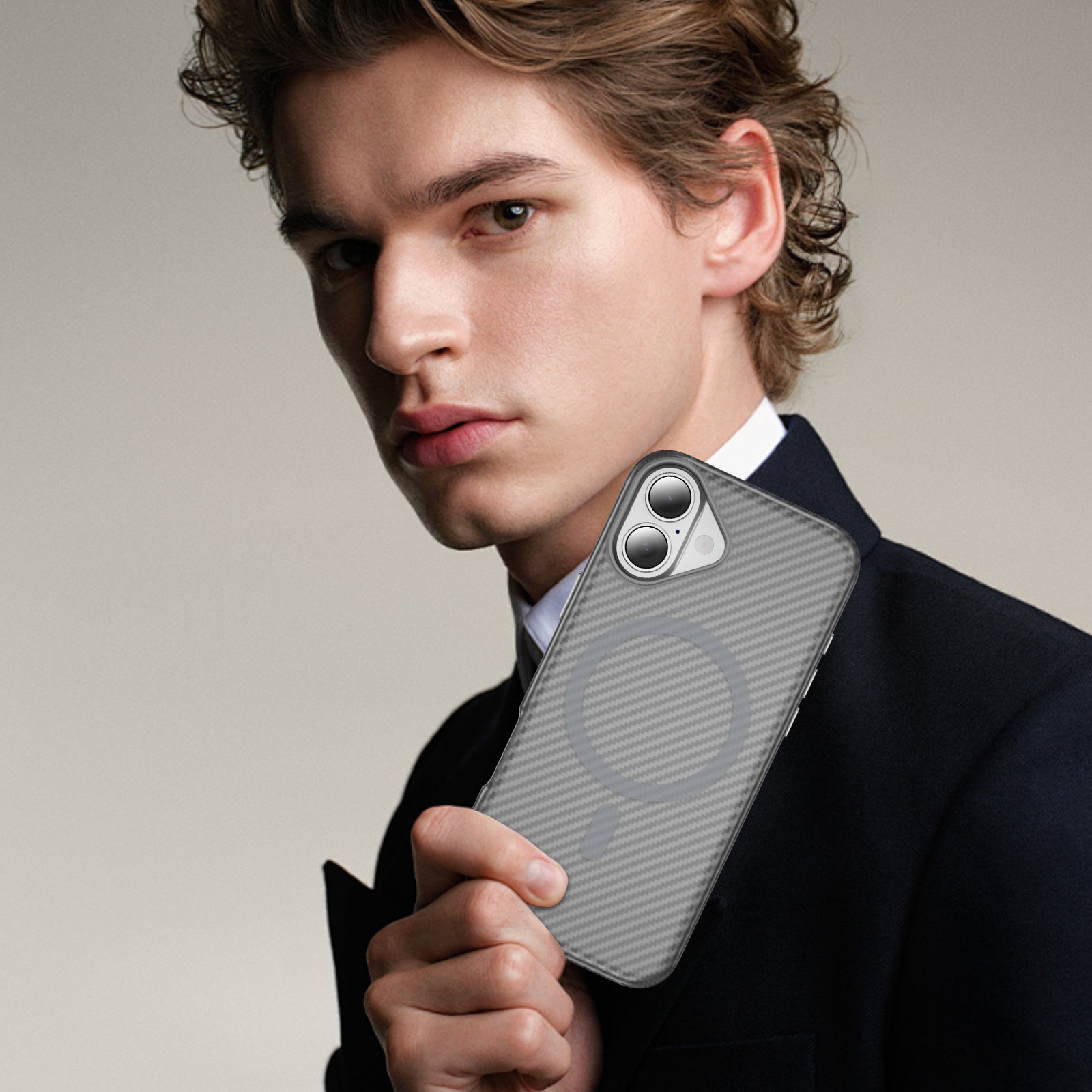 Fulcrum-Carbon Fiber-Magsafe Case iPhone 16