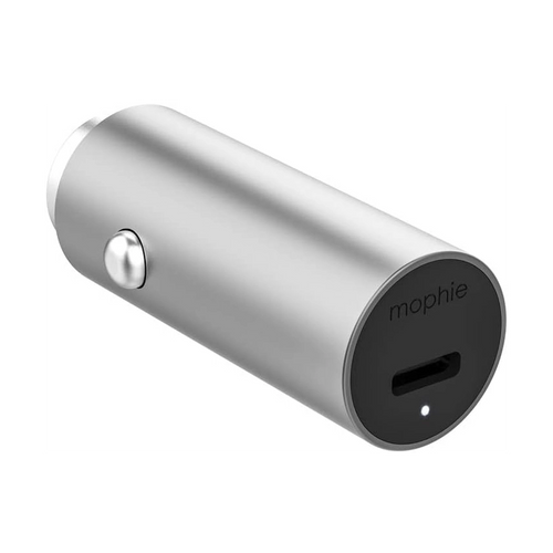 MOPHIE USB-C Autolader 18W Zilver