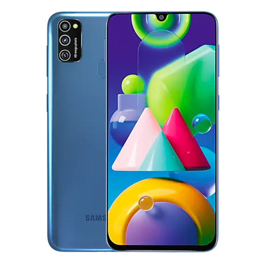 Samsung Galaxy M21 Duos iceberg blue - Fonez -Keywords : MacBook - Fonez.ie - laptop- Tablet - Sim free - Unlock - Phones - iphone - android - macbook pro - apple macbook- fonez -samsung - samsung book-sale - best price - deal