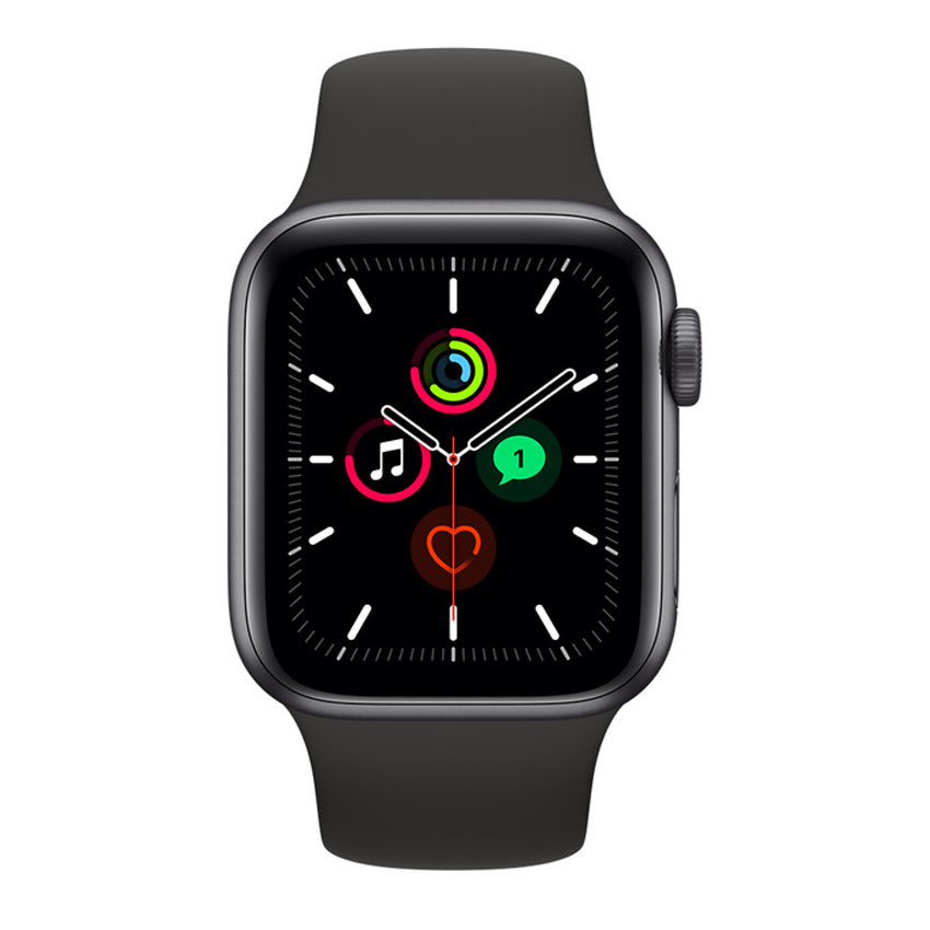 Apple Watch SE GPS 40mm space grey front view - Fonez